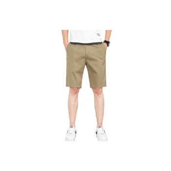 Simple Plain Cotton Casual Shorts Unisex