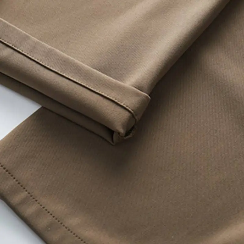 Casual Loose Straight Leg Blended Synthetic Fabrics Casual Pants-11