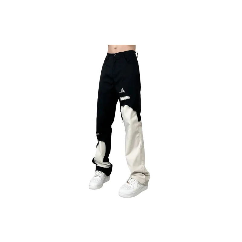 High Street Stitching Pants-1