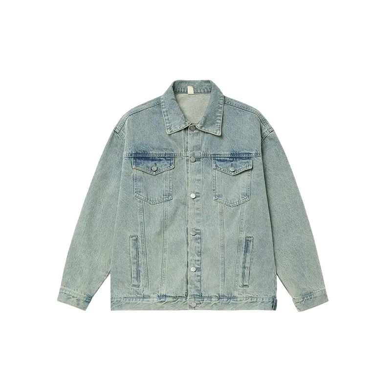 Retro Loose Denim Jacket-0