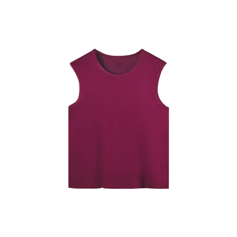 Casual Breathable Cotton Vest-0
