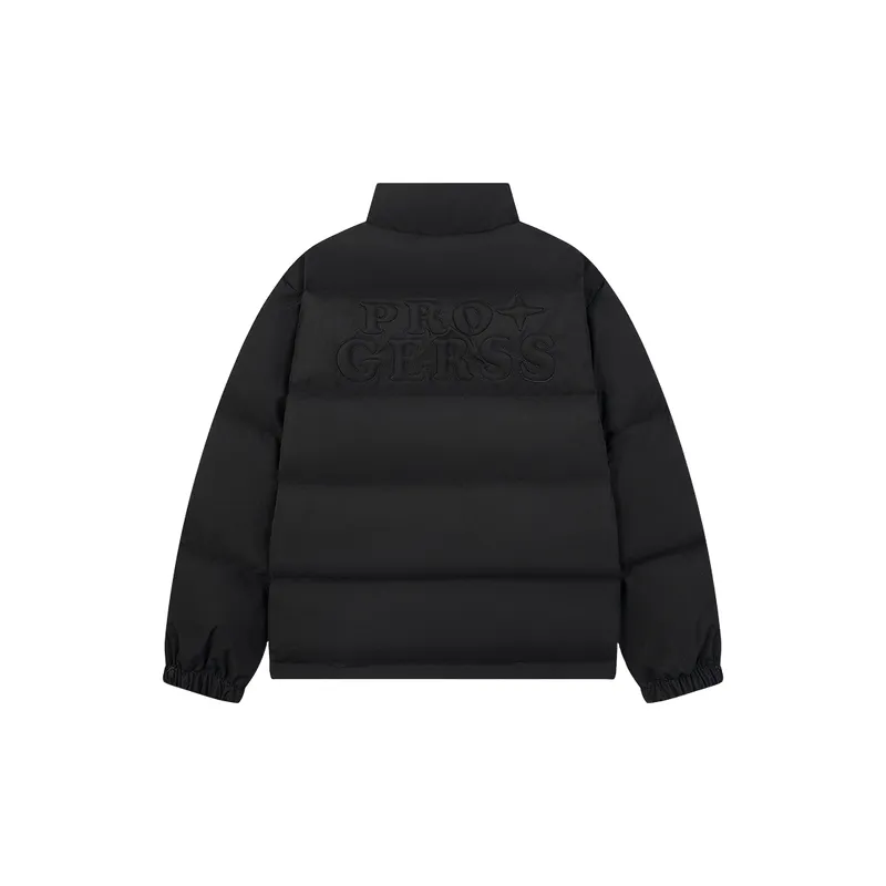Fashionable Loose Blended Synthetic Fabrics Quilted Jacket-3