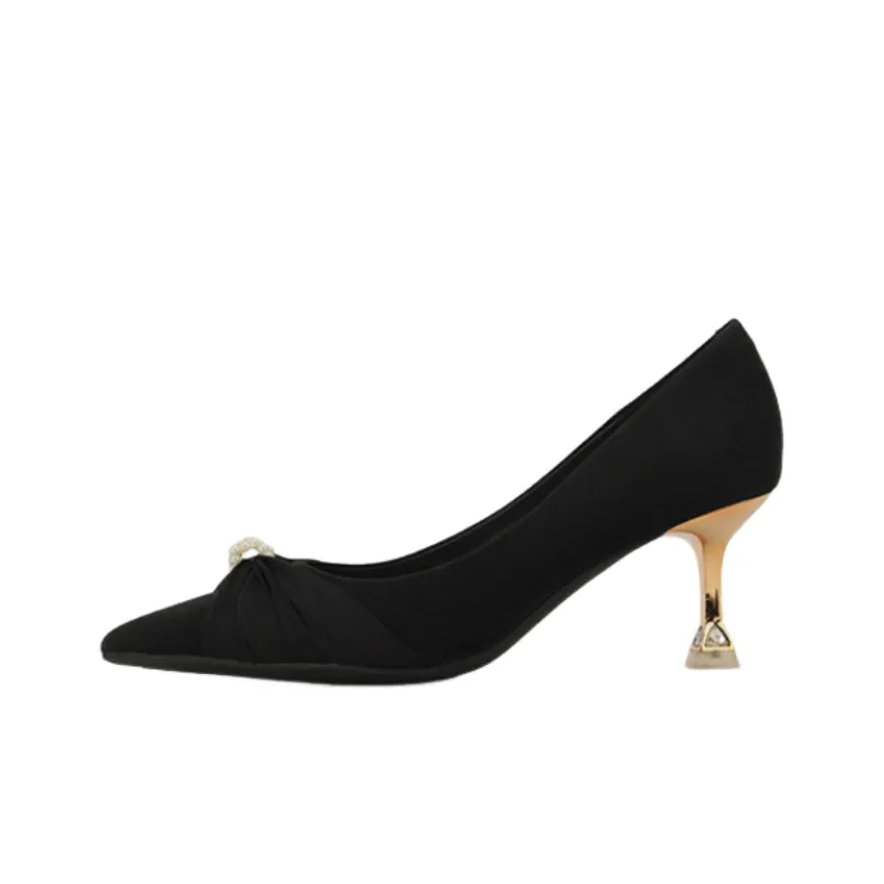 Fashionable Pearls High Heels-0