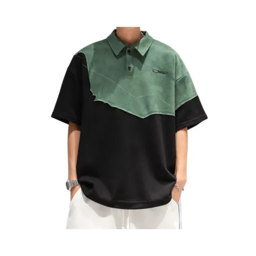 Embroidery Loose Polo T-Shirt