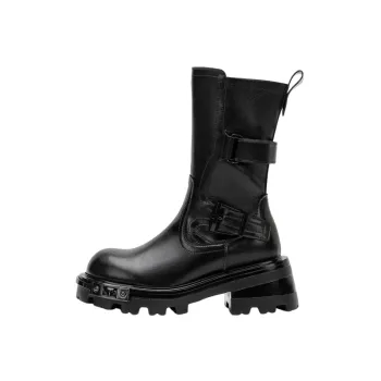 Punk Zipper Martin Boot
