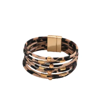 Casual Leopard Print Bracelet