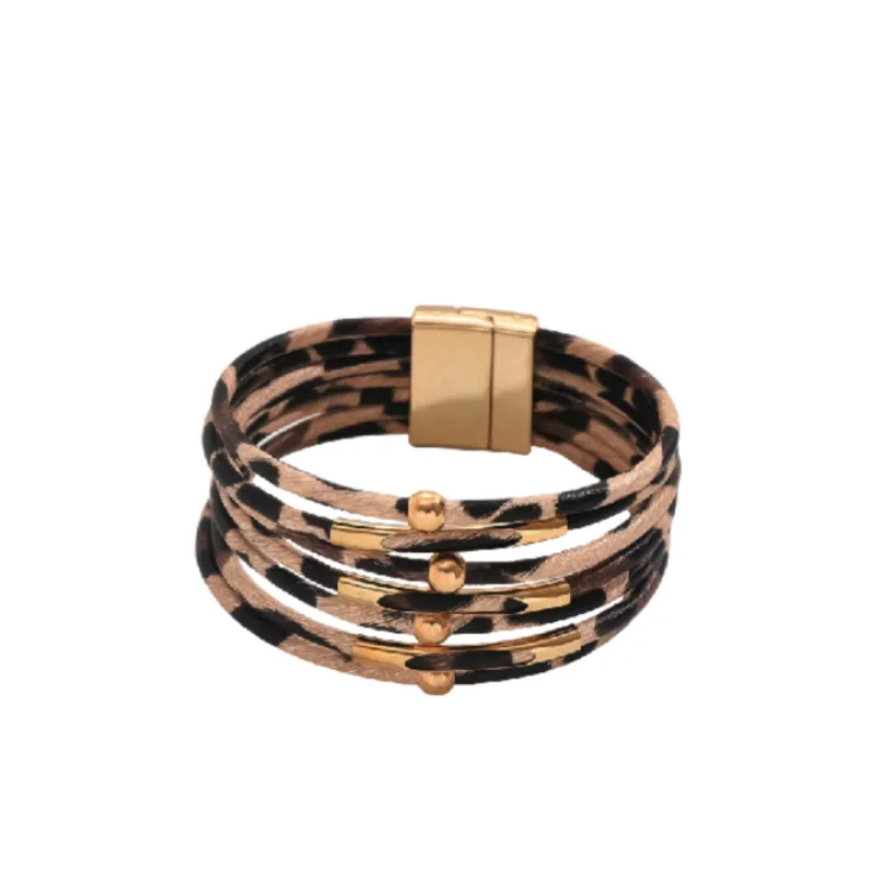 Casual Leopard Print Bracelet-0