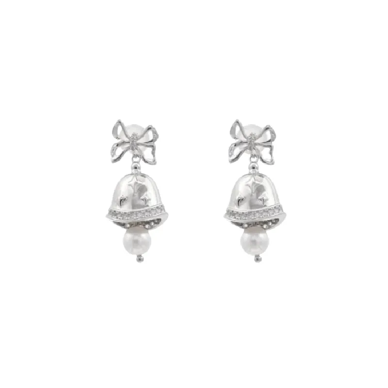 Cute Christmas Pearls Earring-0