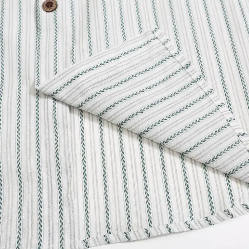 Casual Striped Shirt-7