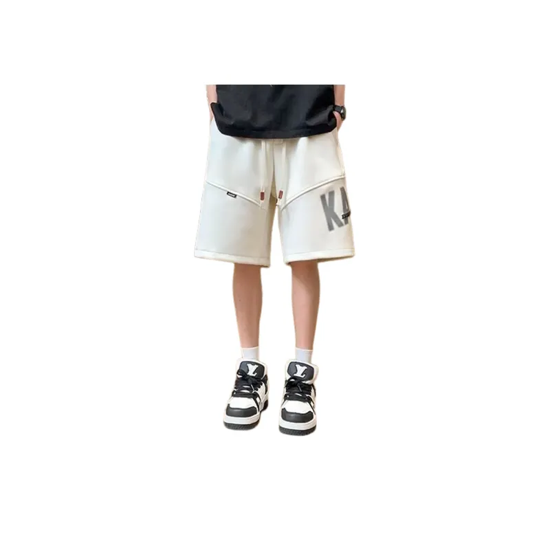 Pineapple Lattice Foam Printing Japanese Pants-4