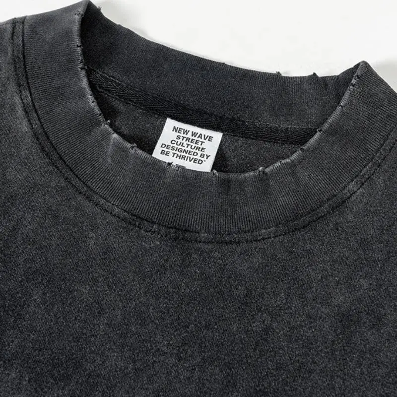 Simple Loose Washed Cotton Vest-2