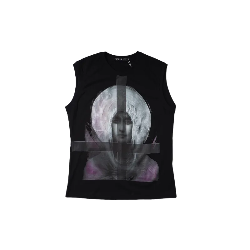 Loose Casual Cotton Vest-0