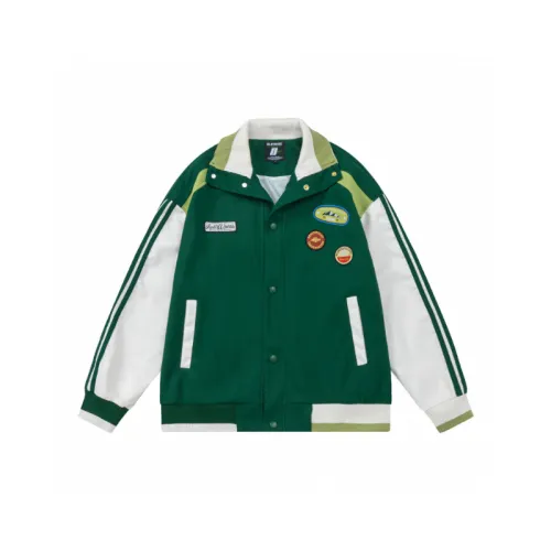 Retro Preppy Embroidered Contrast Casual Jacket