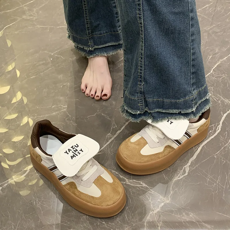 Casual Lace Up Platform Shoes-5