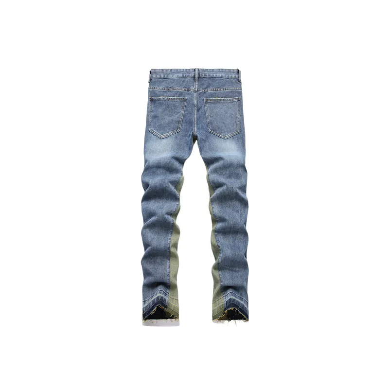 Embroidery Loose Jeans-1