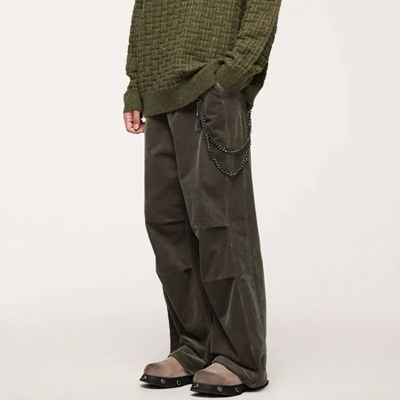 Basics Loose 100% Cotton Casual Pants-9