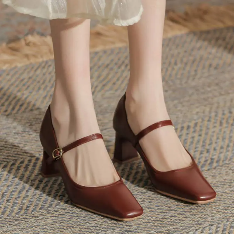 Fashionable Simple Mary Jane Shoes-1