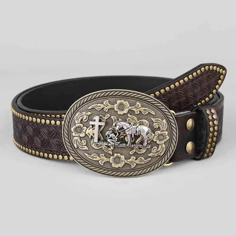 Casual Retro Leather Belt-1