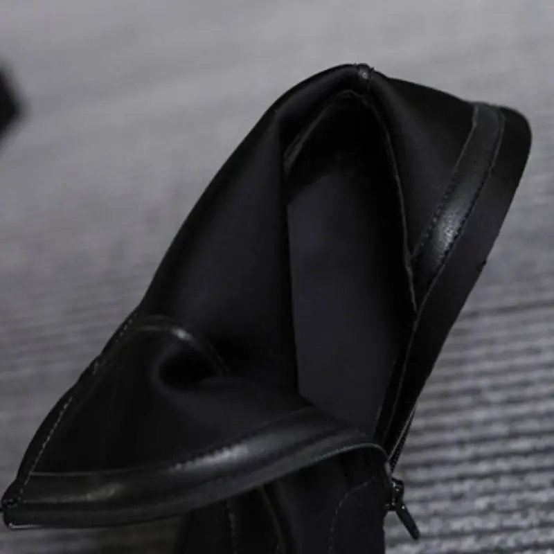 Basics Zipper Ankle Boots-6
