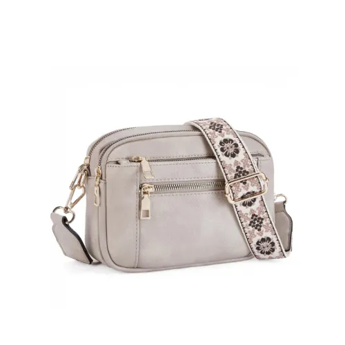 Fashionable Zipper Crossbody Bag