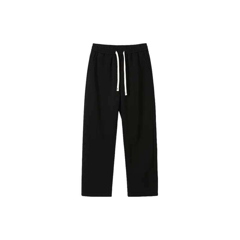 Fashionable Plain Casual Pants-0
