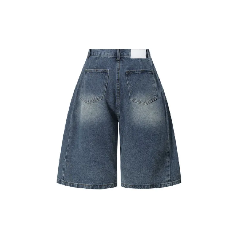 Casual Fashionable Denim Shorts-1