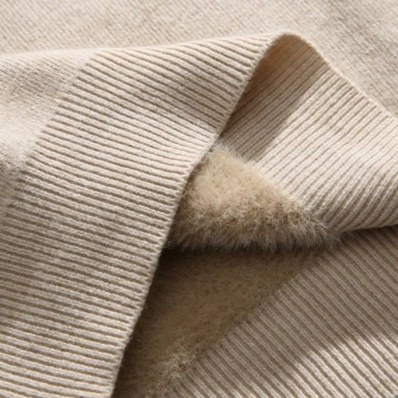 Casual Plain Cotton Blended Fabric Sweater-8
