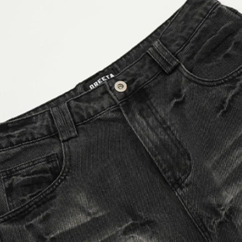 Trendy Wide Leg Jeans-4