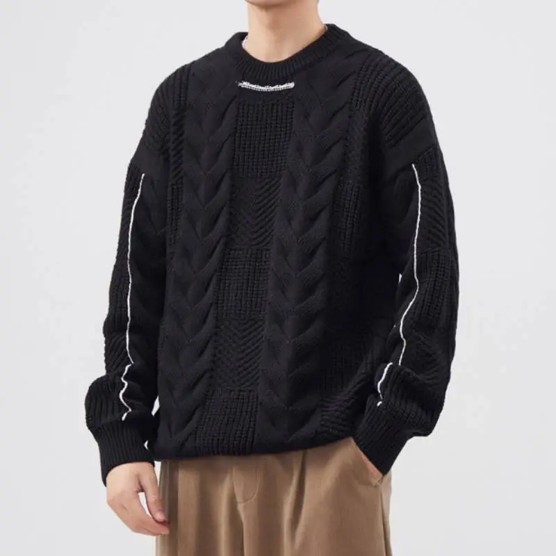 Retro Loose Cotton Sweater-6