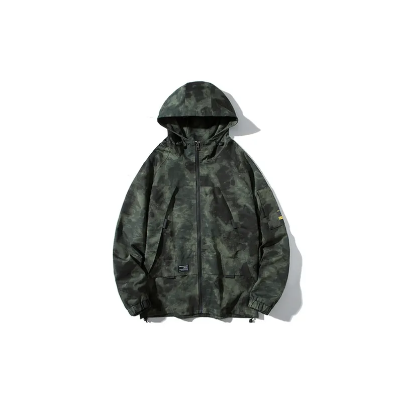 New Retro Camouflage Functional Loose Jacket-0