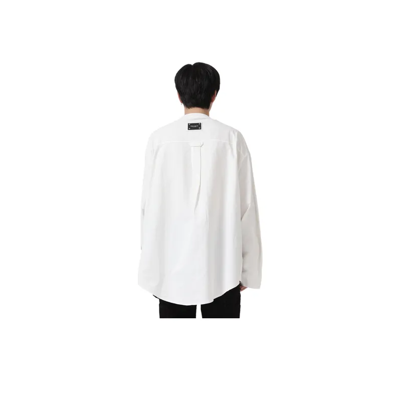 New Arrival Double Collar Front and Back Patchwork Design Hoodie-2