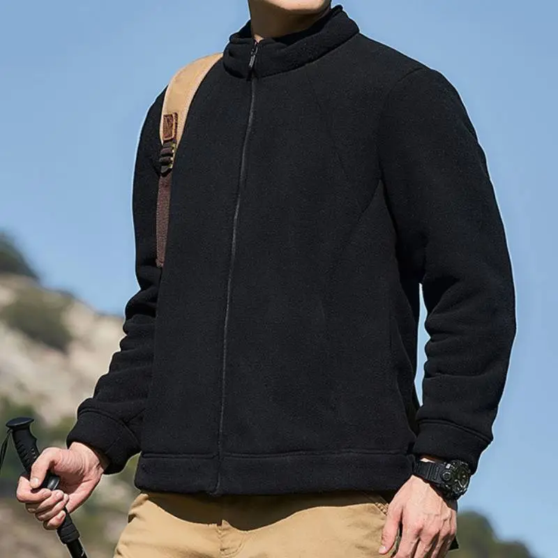 Sports Loose Blended Synthetic Fabrics Cashmere Sweater-8