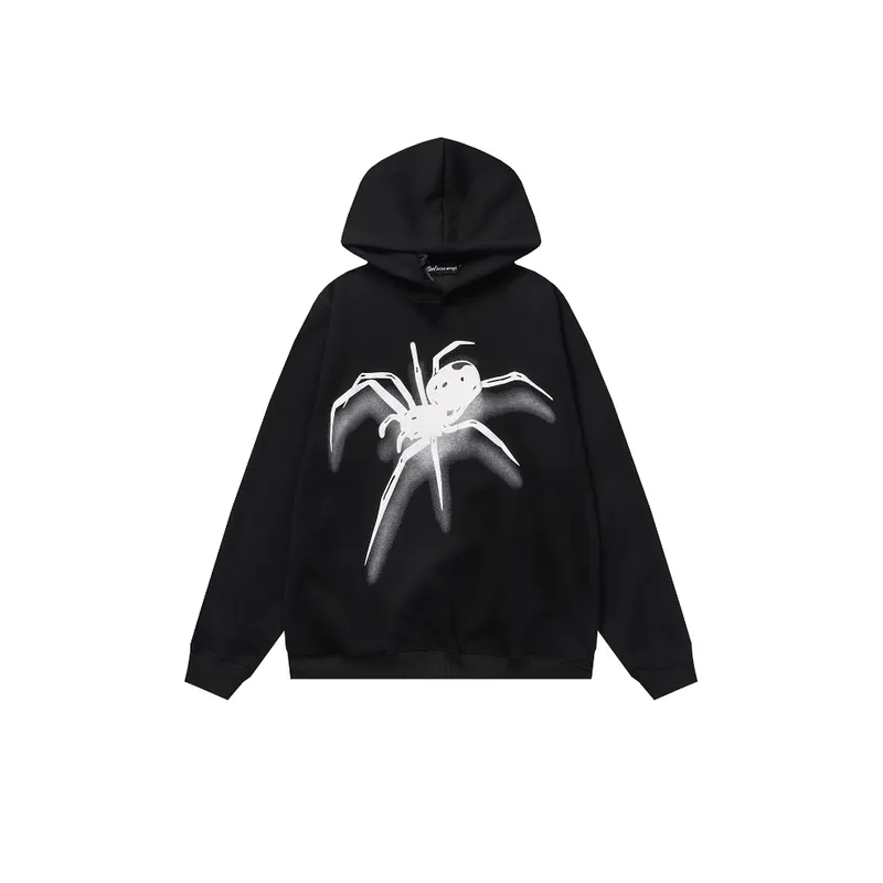 Spider Print Hoodie-4