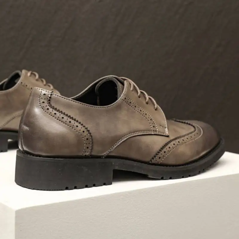 Fashionable Casual Breathable Softness Dress Shoes-5