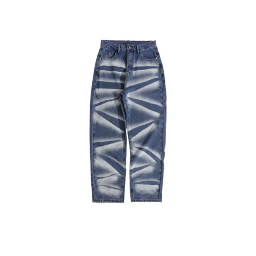 Knife Mark Loose All-match Washable Jeans