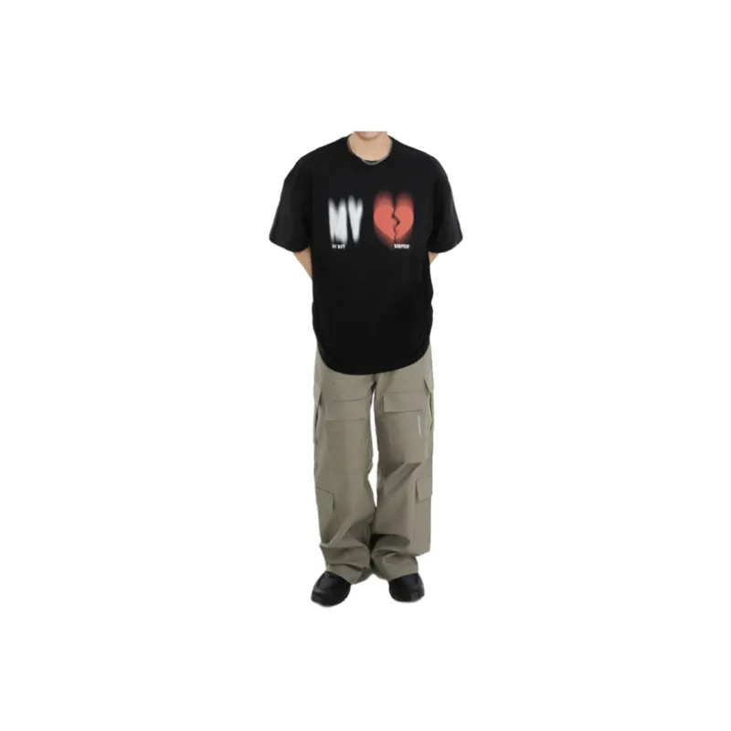 Printed Tide Short Sleeve T shirt-4