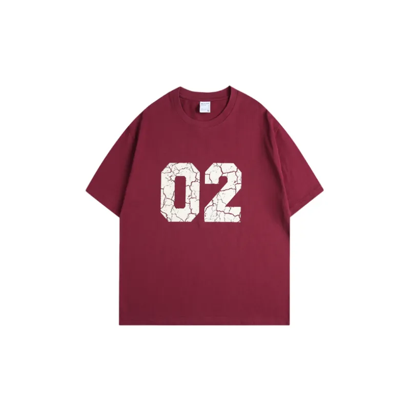 Vintage Number Print Tee-6