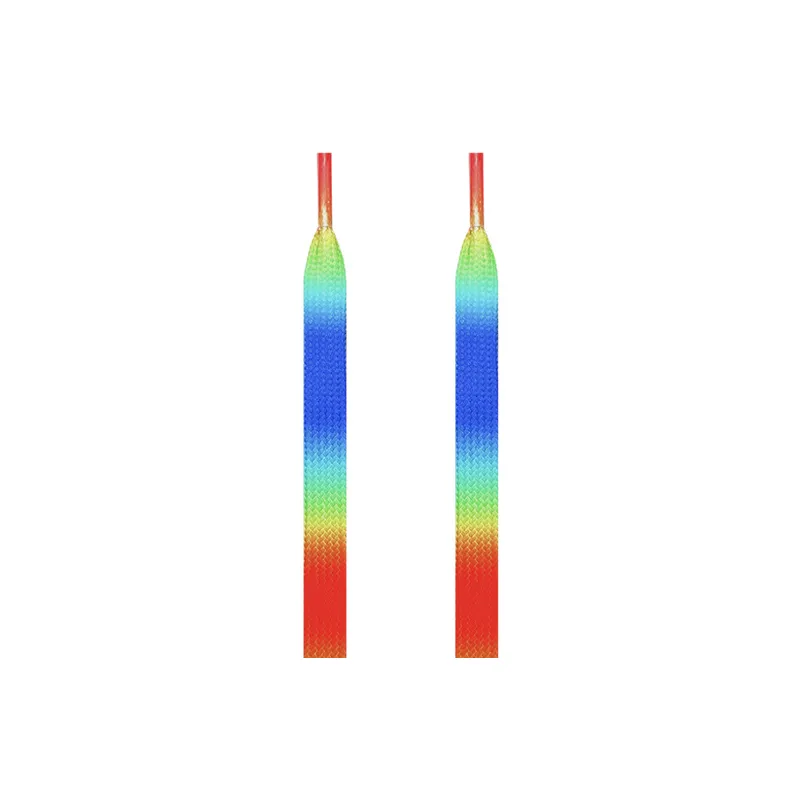 Tie Dye Rainbow Gradient Shoelaces