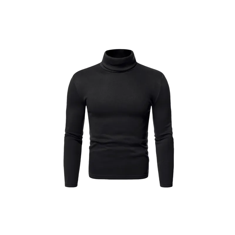 Simple Plain Blended Synthetic Fabrics Knitwear-2