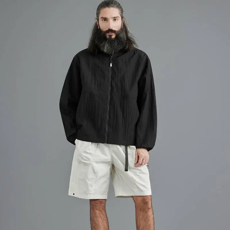 Fashionable Loose Nylon Jacket-6