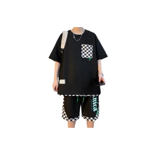 Casual Short Sleeved Sports Suit
