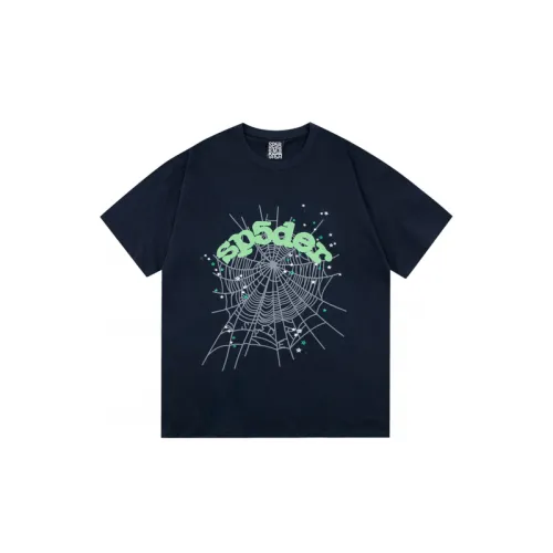 Spider Web Printing Loose Cotton T-shirt