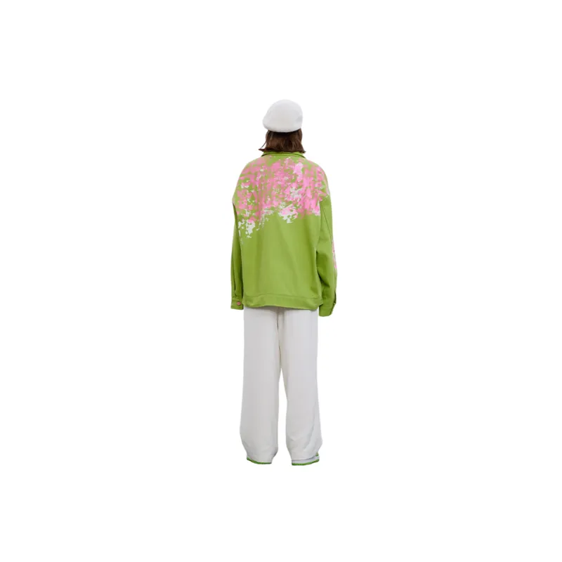 Vintage Loose Casual Distinctive Laps Jacket-3