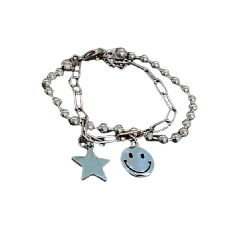 Double Layer Punk Bracelet-0