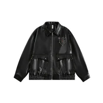 Trendy Fashionable PU Leather Jacket