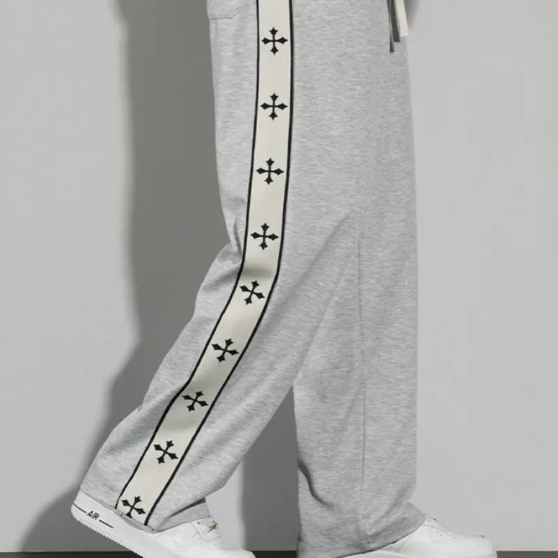 Casual Loose Polyester Sports Pants-3