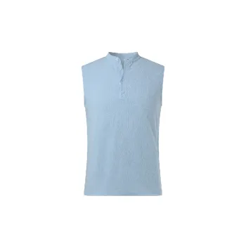 Casual Plain Polyester Vest Unisex