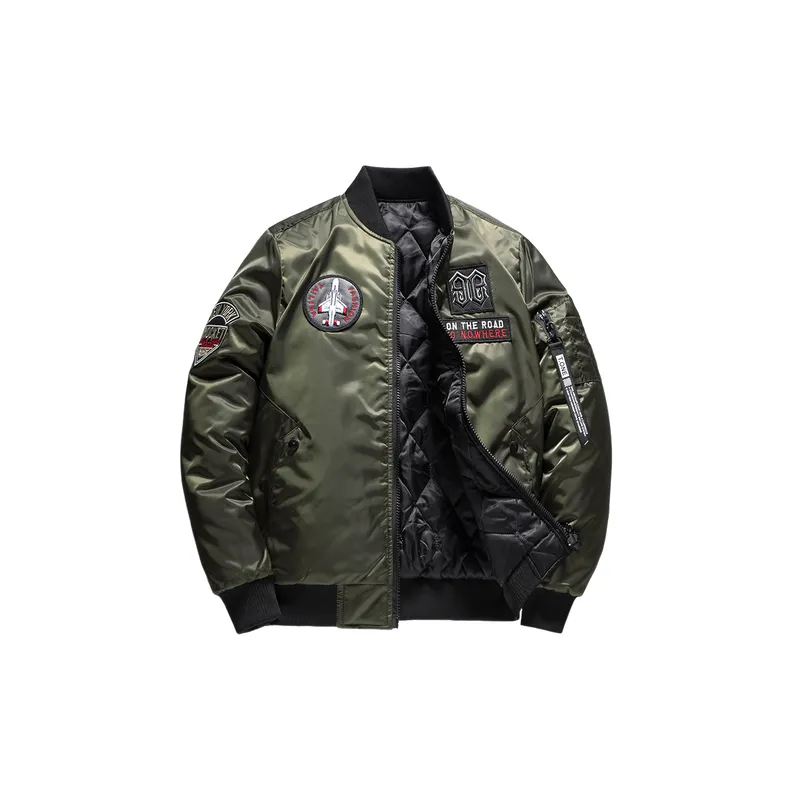Fashionable Loose Blended Synthetic Fabrics Jacket-1