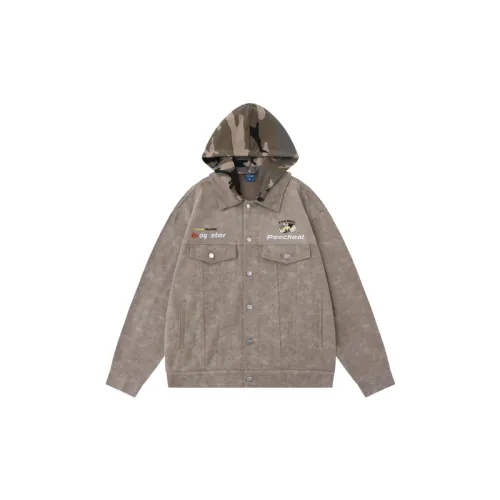 Fresh Loose Hooded Embroidered Jacket