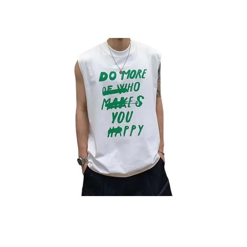 Trendy Sleeveless Cotton Vest-1